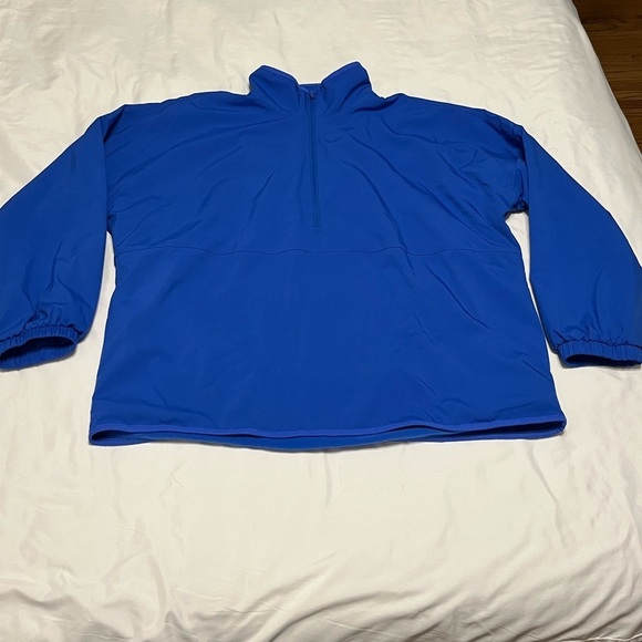 Gap Recycled Fleece-Lined Half-Zip Track Jacket - Picture 6 of 14